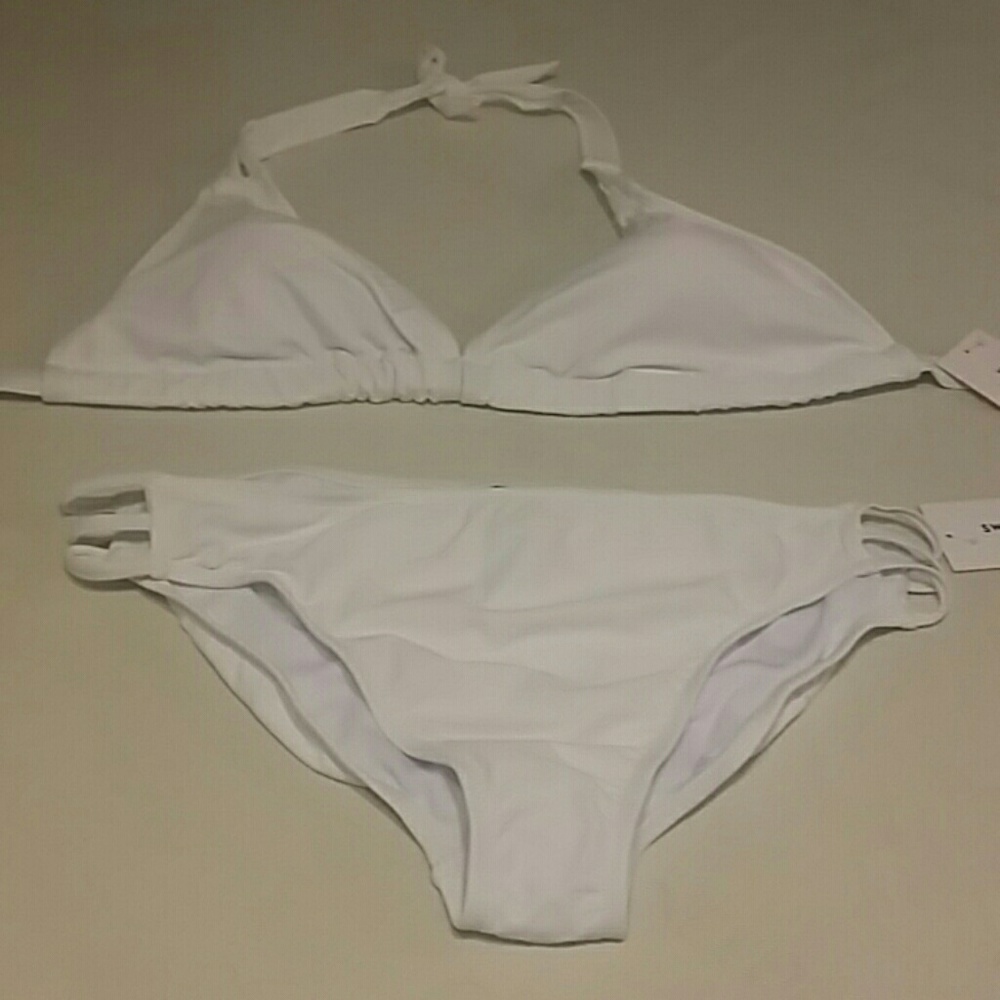 NWT Swimsuits for All Ashley Graham White Bikini
